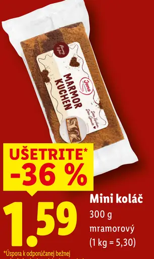 Mini koláč mramorový