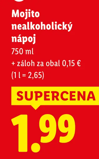 Solevita Mojito nealkoholický nápoj