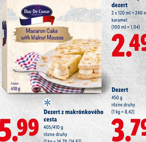 Duc De Coeur Makrónky