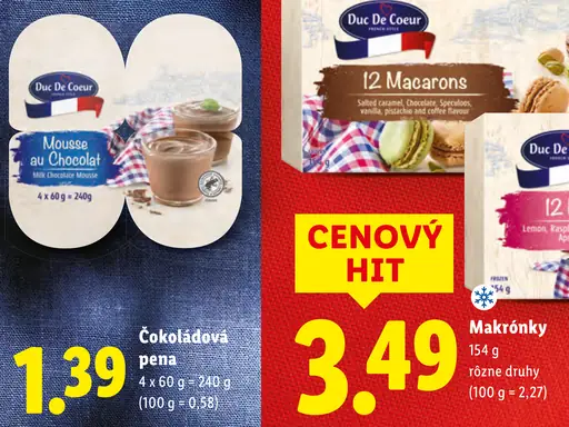 Duc De Coeur Čokoládová pena