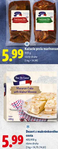 Duc De Coeur kačacie prsia marinované