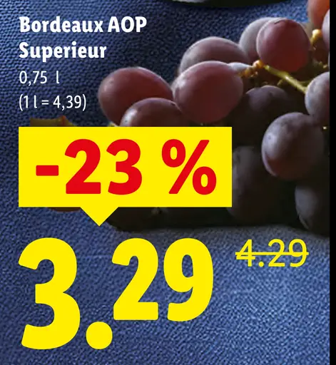 Bordeaux AOP Supérieur červené víno