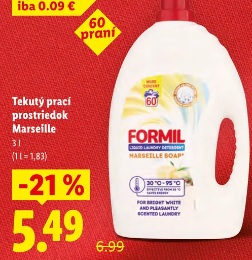Formil tekutý prací prostriedok Marseille