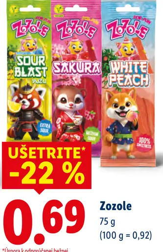 Zozole cukríky