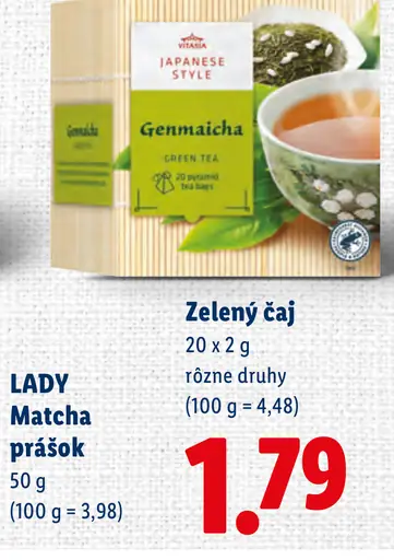 Vitasia Japanese Style zelený čaj Genmaicha