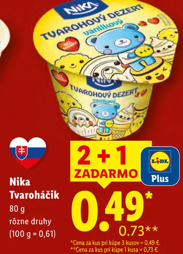 Tvarohový dezert vanilkový