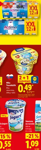 Nika Tvaroháčik tvarohový dezert rôzne druhy