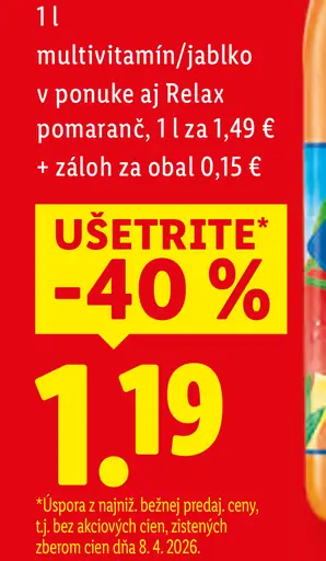 Relax multivitamínový nápoj