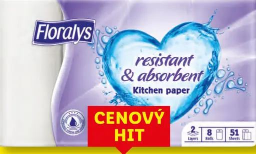 Floralys Kuchynské utierky 2-vrstvové