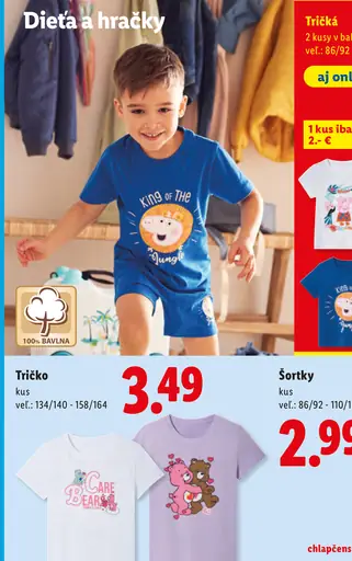 Lupilu detské tričko