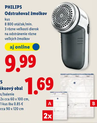 Philips odstraňovač žmolkov