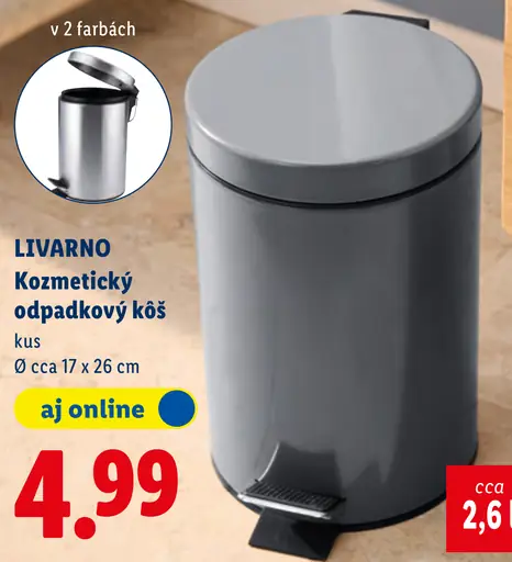 Livarno Kozmetický odpadkový kôš