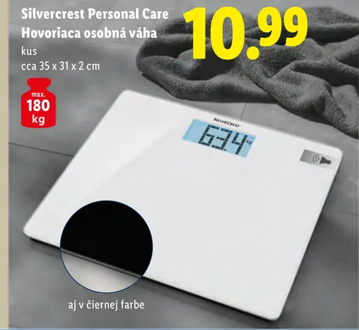 Silvercrest Personal Care hovoriaca osobná váha