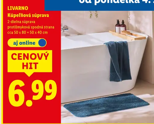 Livarno Kúpeľňová súprava