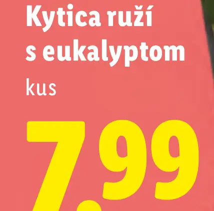 Kytica ruží s eukalyptom