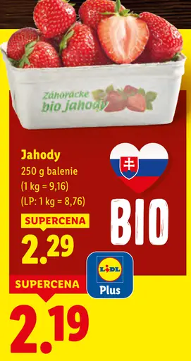 Záhradnícke bio jahody