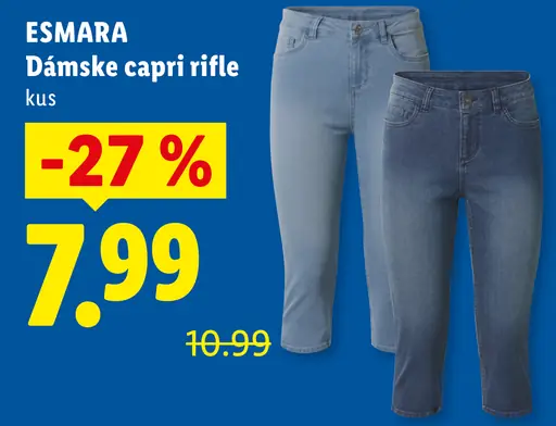 Esmara dámske capri rifle