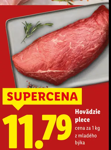 Hovädzie plece z mladého býka