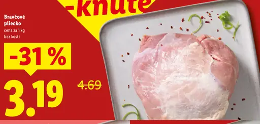 Bravčové pliecko bez kosti