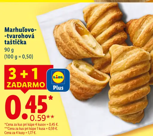 Marhuľovo-tvarohová taštička