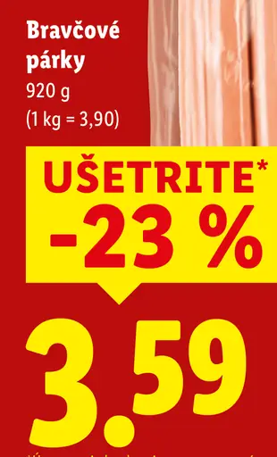 Pikok Bravčové párky