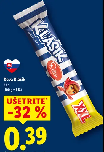 Deva Klasik tyčinka