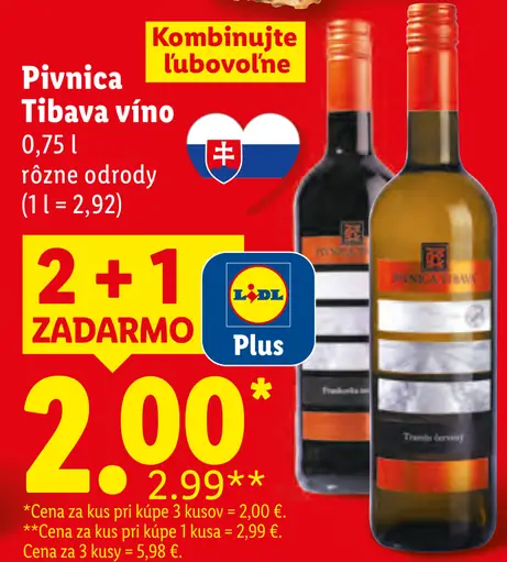 Pivnica Tibava víno rôzne odrody