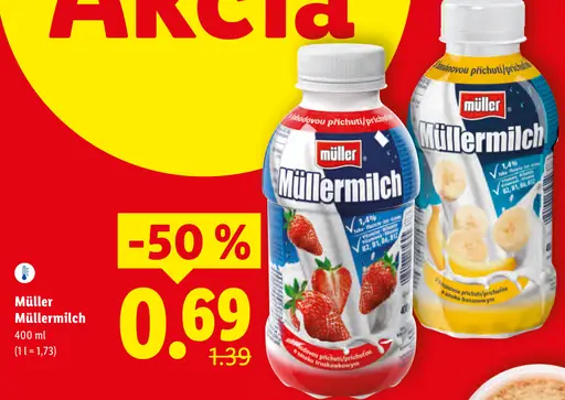 Müller Müllermilch Mliečny nápoj