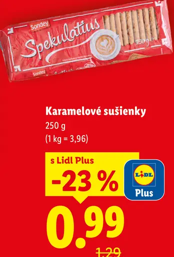 Sondey Spekulatius karamelové sušienky