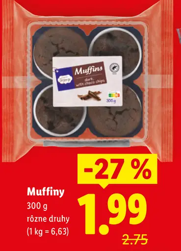 Muffiny čokoládové rôzne druhy