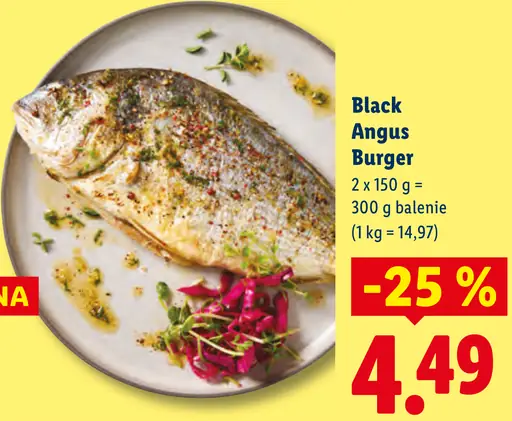 Black Angus Burger