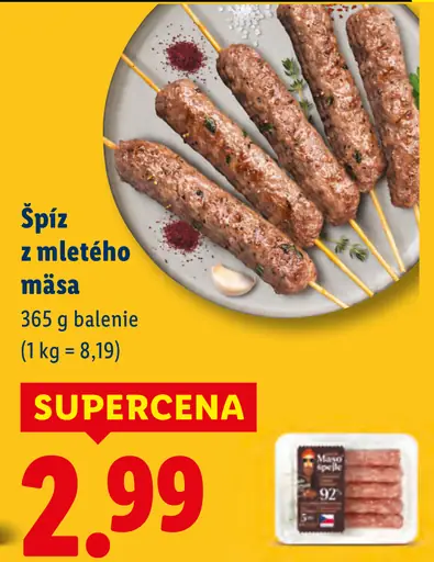 Špíz z mletého mäsa