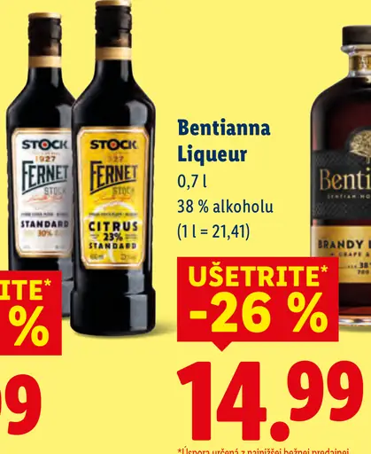 Bentianna Liqueur
