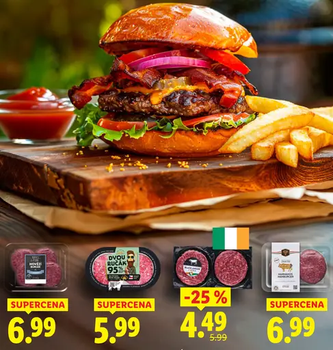 Írsky Black Angus burger