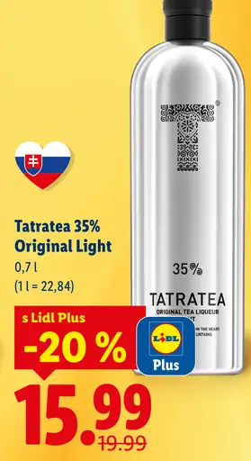 Tatratea Original Light 35%