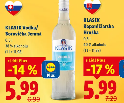Klasik Vodka Jemná