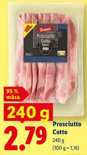 Dulano Prosciutto Cotto šunka