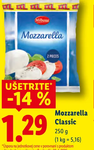 Milbona Mozzarella Classic
