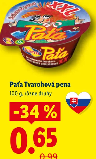 Patá tvarohová pena