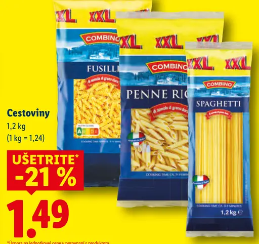 Combino Fusilli cestoviny