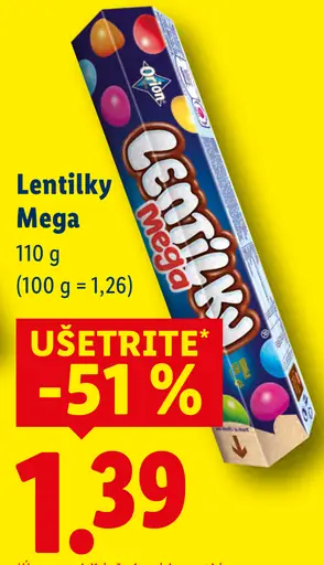 Lentilky Mega dražé