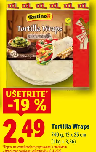 Tastino Tortilla Wraps