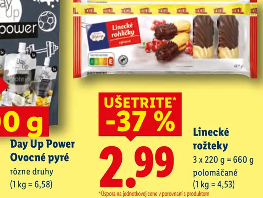 Linecké rožteky polomáčané