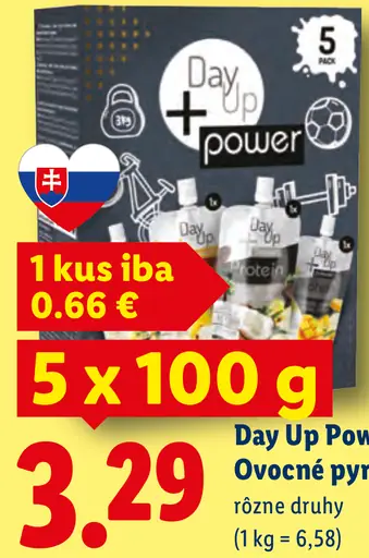 Day Up Power ovocné pyré