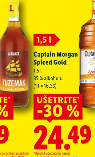 Captain Morgan Spiced Gold rum