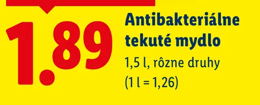 Cien antibakteriálne tekuté mydlo