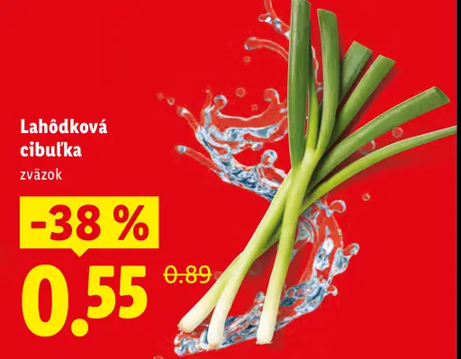 Lahôdková cibuľka čerstvá zelenina