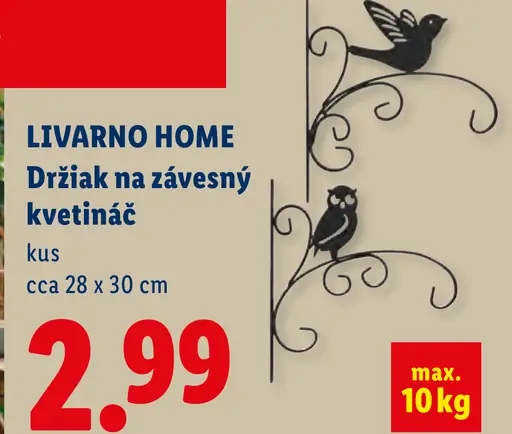 Livarno Home držiak na závesný kvetináč