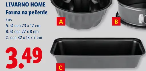 Livarno Home Forma na pečenie