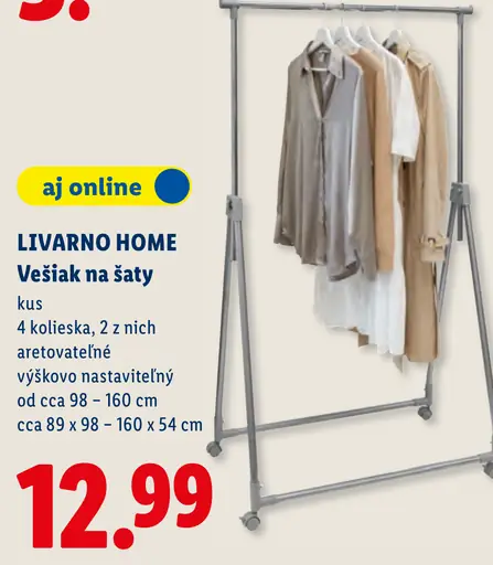 Livarno Home vešiak na šaty